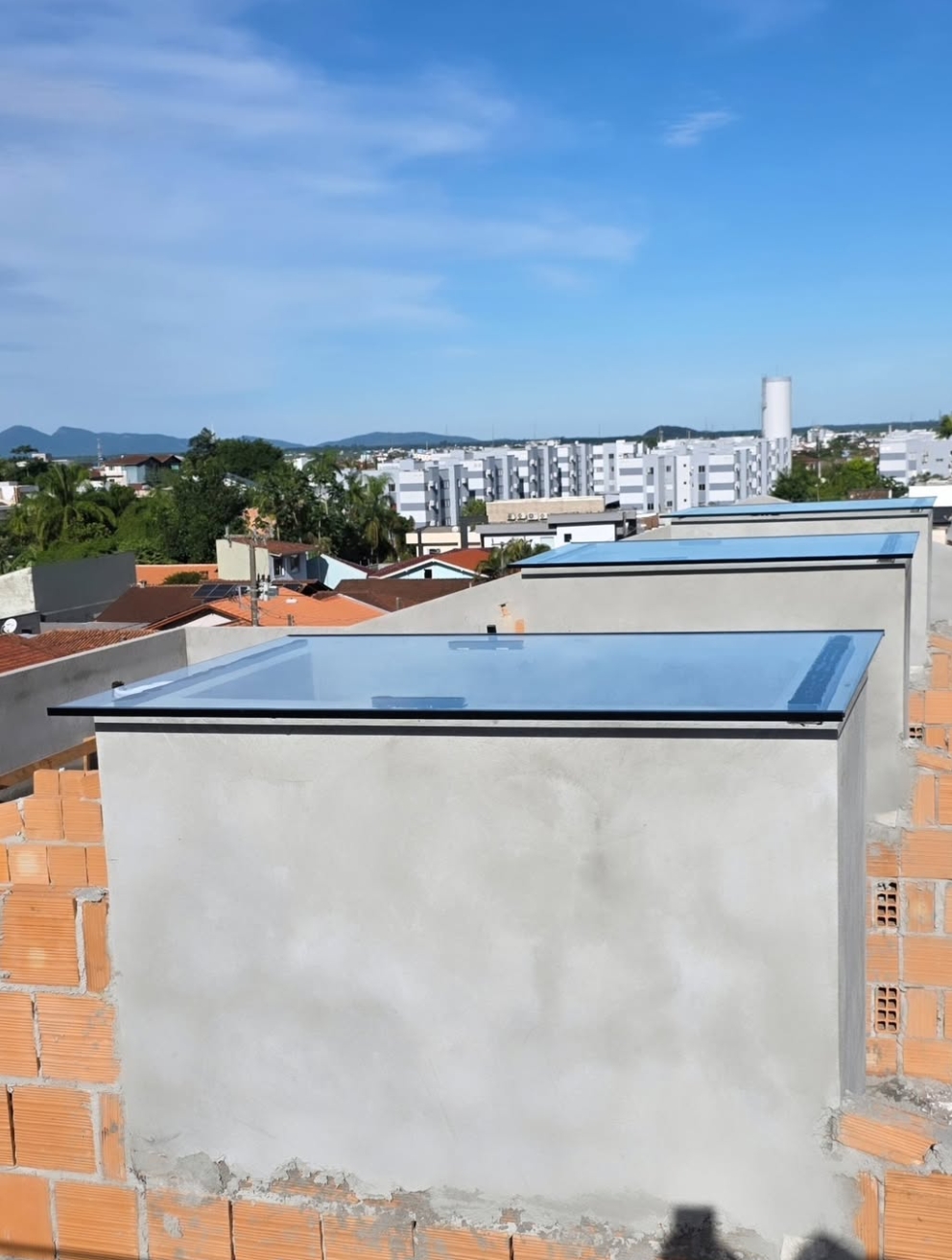 Claraboia em vidro laminado